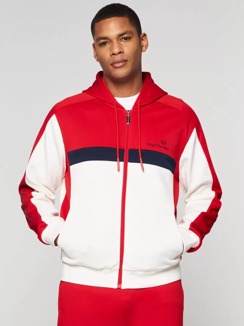 Sergio Tacchini Sweatshirts And Hoodies>Sora Zip-Up Hoodie- Adrenaline Rush