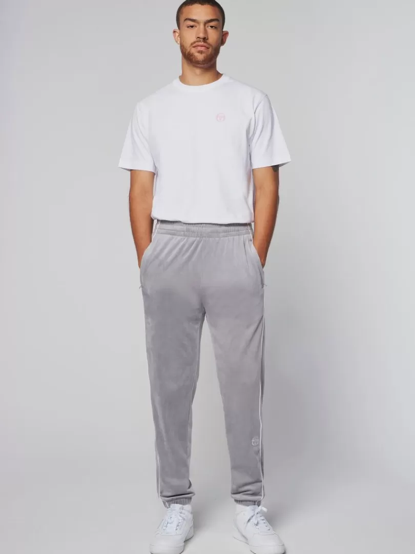 Sergio Tacchini Velour>Sovana Velour Track Pant- Sleet