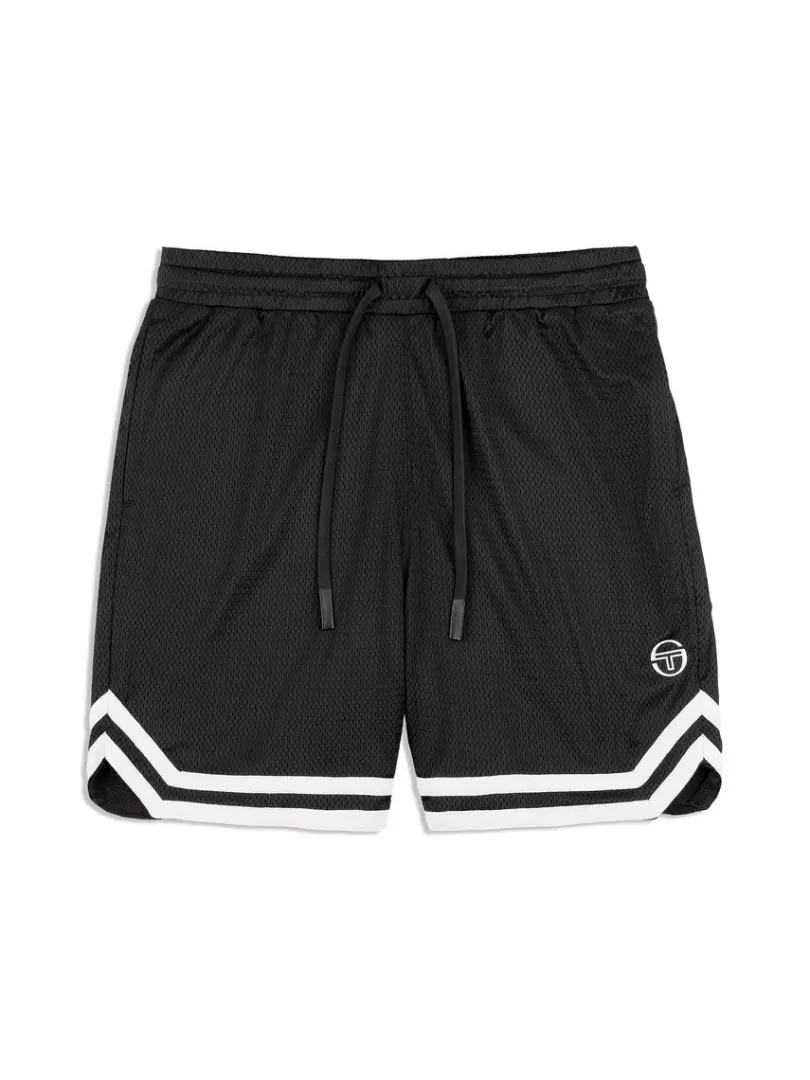 Sergio Tacchini Matching Separates>Spazio Banda Mesh Short- Black Beauty