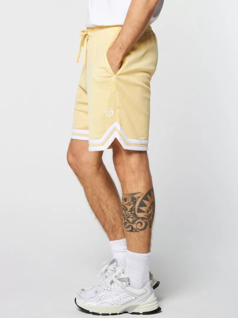 Sergio Tacchini Matching Separates>Spazio Banda Mesh Short- Golden Haze