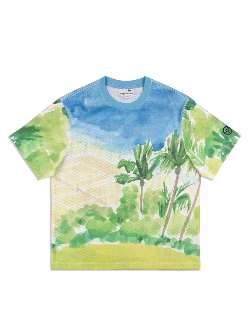 Sergio Tacchini View All>Spazio T-Shirt- Multi Print