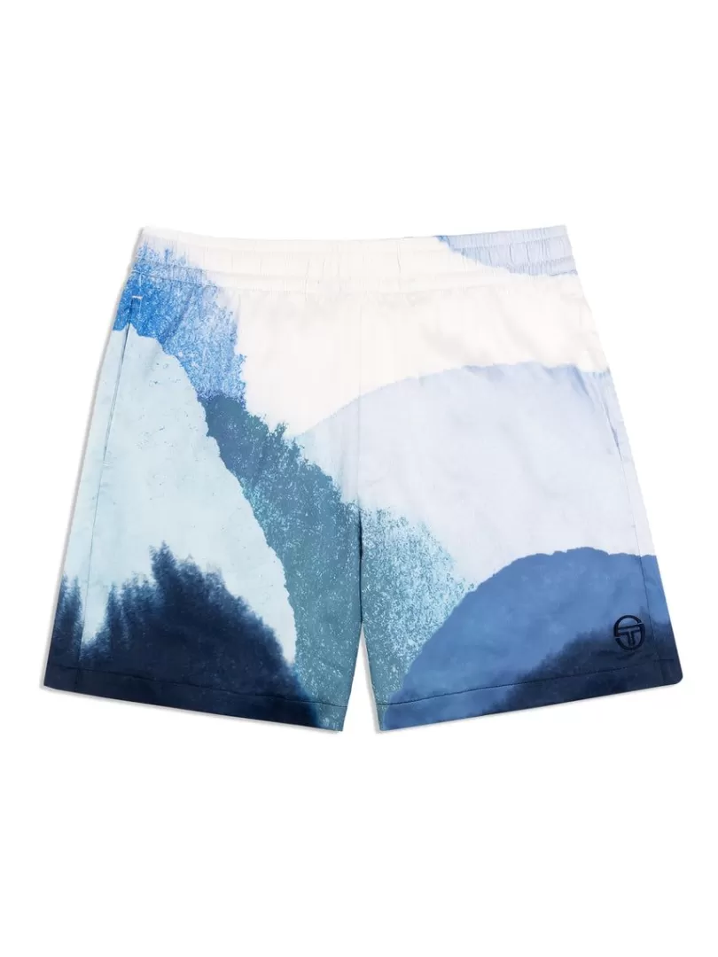 Sergio Tacchini Matching Separates>Spiaggia Cabana Short- Maritime Blue/ Multi