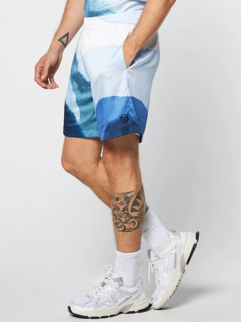 Sergio Tacchini Matching Separates>Spiaggia Cabana Short- Maritime Blue/ Multi