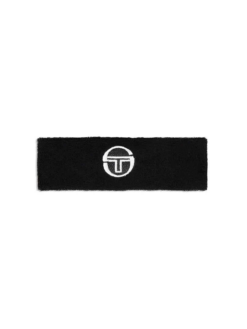 Sergio Tacchini Miscellaneous>Tennis Headband- Black