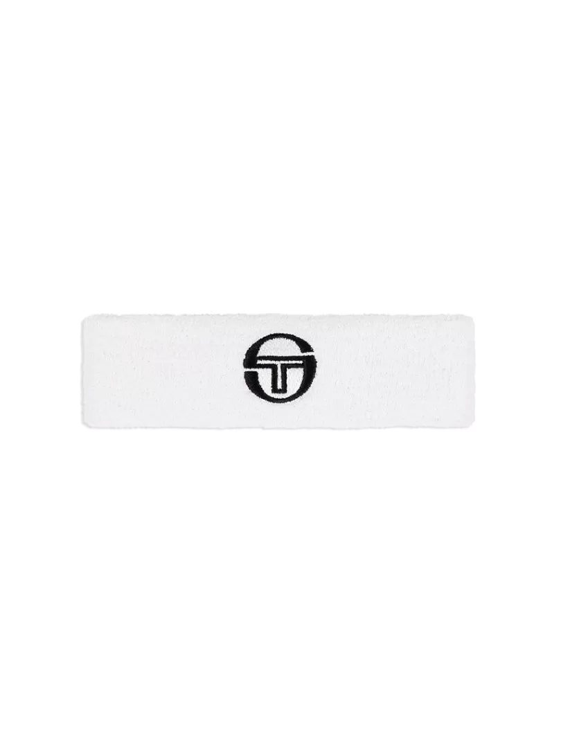 Sergio Tacchini Miscellaneous>Tennis Headband- White