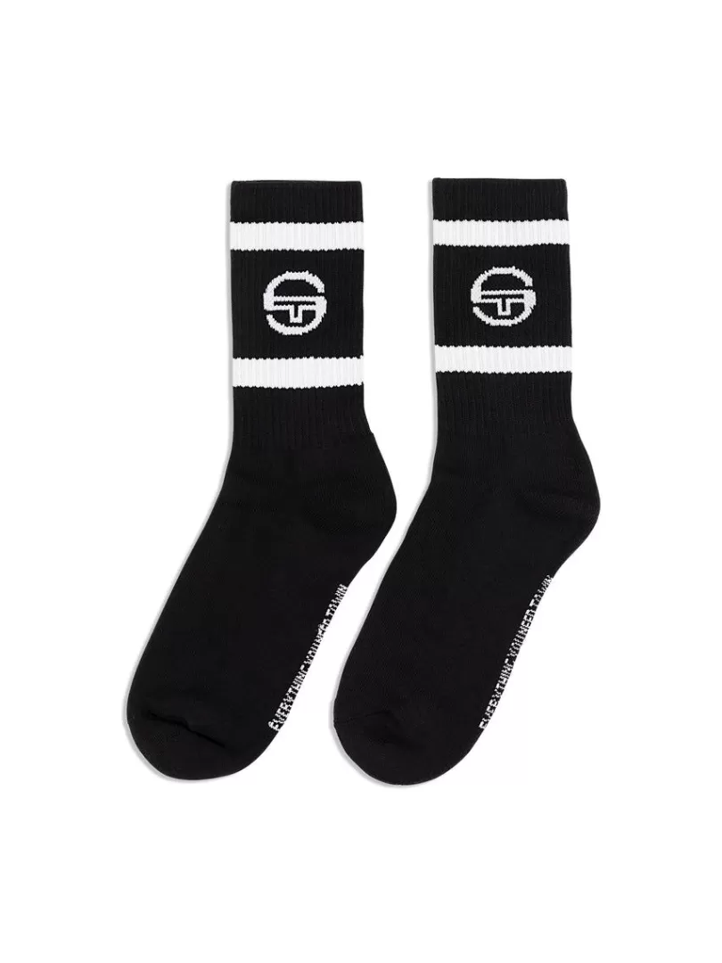 Sergio Tacchini Socks>Tennis Sock- Black