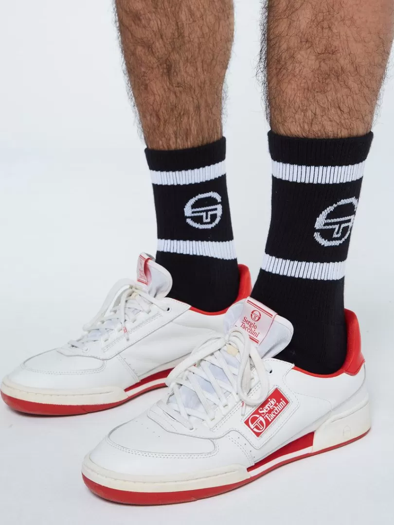 Sergio Tacchini Socks>Tennis Sock- Black