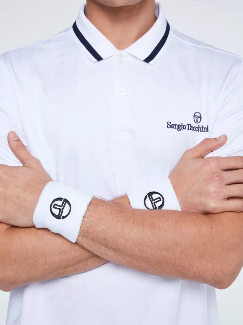 Sergio Tacchini Miscellaneous>Tennis Wristband- White