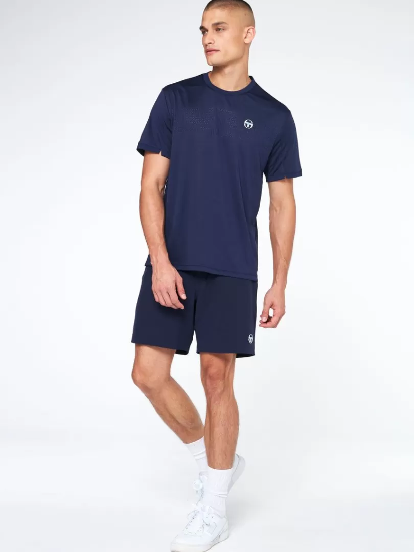 Sergio Tacchini View All>Tennis Young Line Pro T-Shirt-Maritime Blue