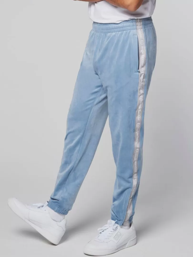 Sergio Tacchini Velour>Tipo Velour Track Pant- Mountain Spring