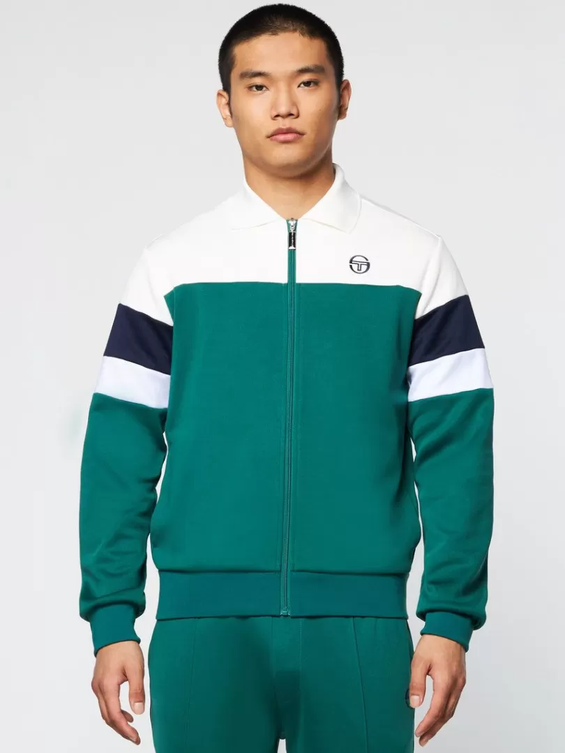 Sergio Tacchini Jackets>Tomme Track Jacket Archivio- Evergreen