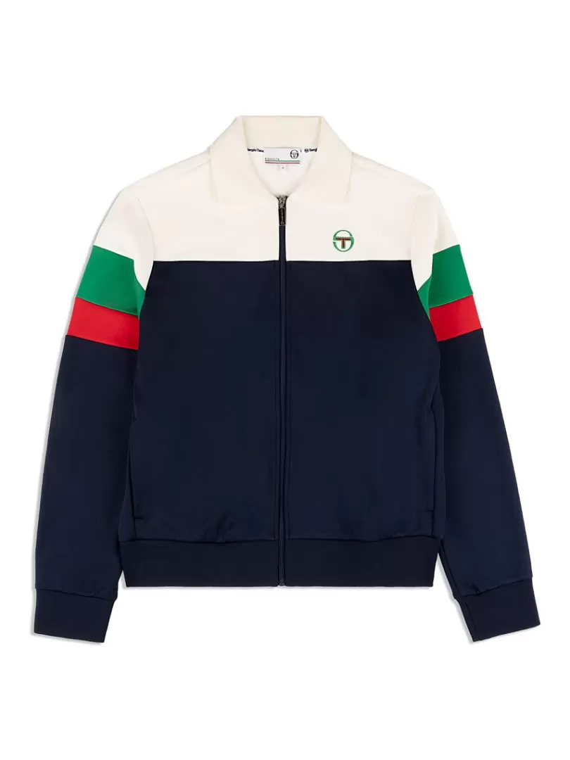 Sergio Tacchini Jackets>Tomme Track Top- Maritime Blue