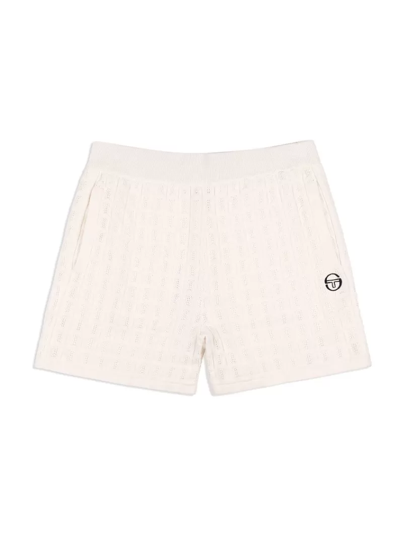 Sergio Tacchini Matching Separates>Ulivo Crochet Short- Brilliant White