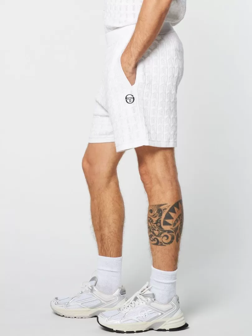 Sergio Tacchini Matching Separates>Ulivo Crochet Short- Brilliant White