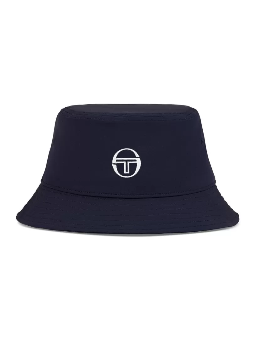 Sergio Tacchini Headwear>Vacanza Bucket Hat- Maritime Blue