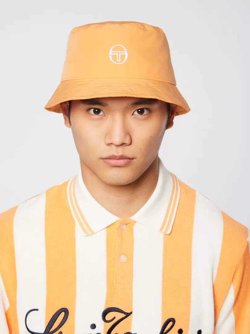 Sergio Tacchini Headwear>Vacanza Bucket Hat- Tangerine