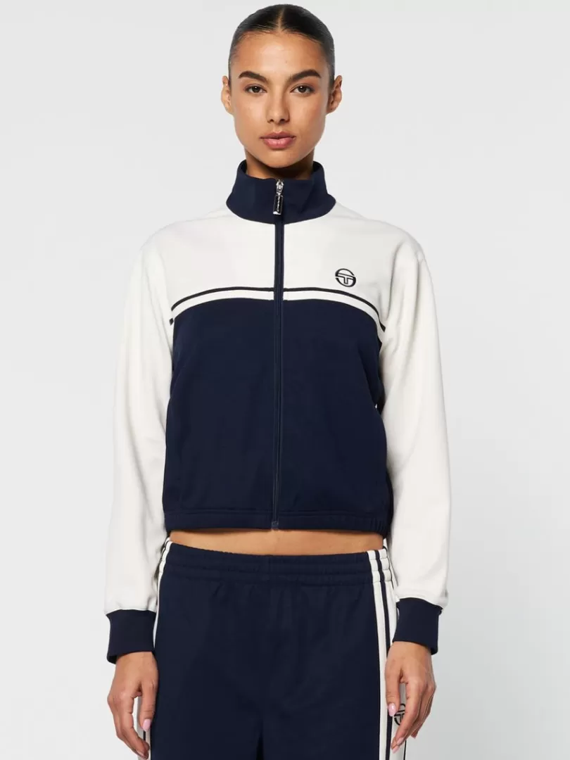 Sergio Tacchini For The Court>Vasto Track Jacket- Maritime Blue