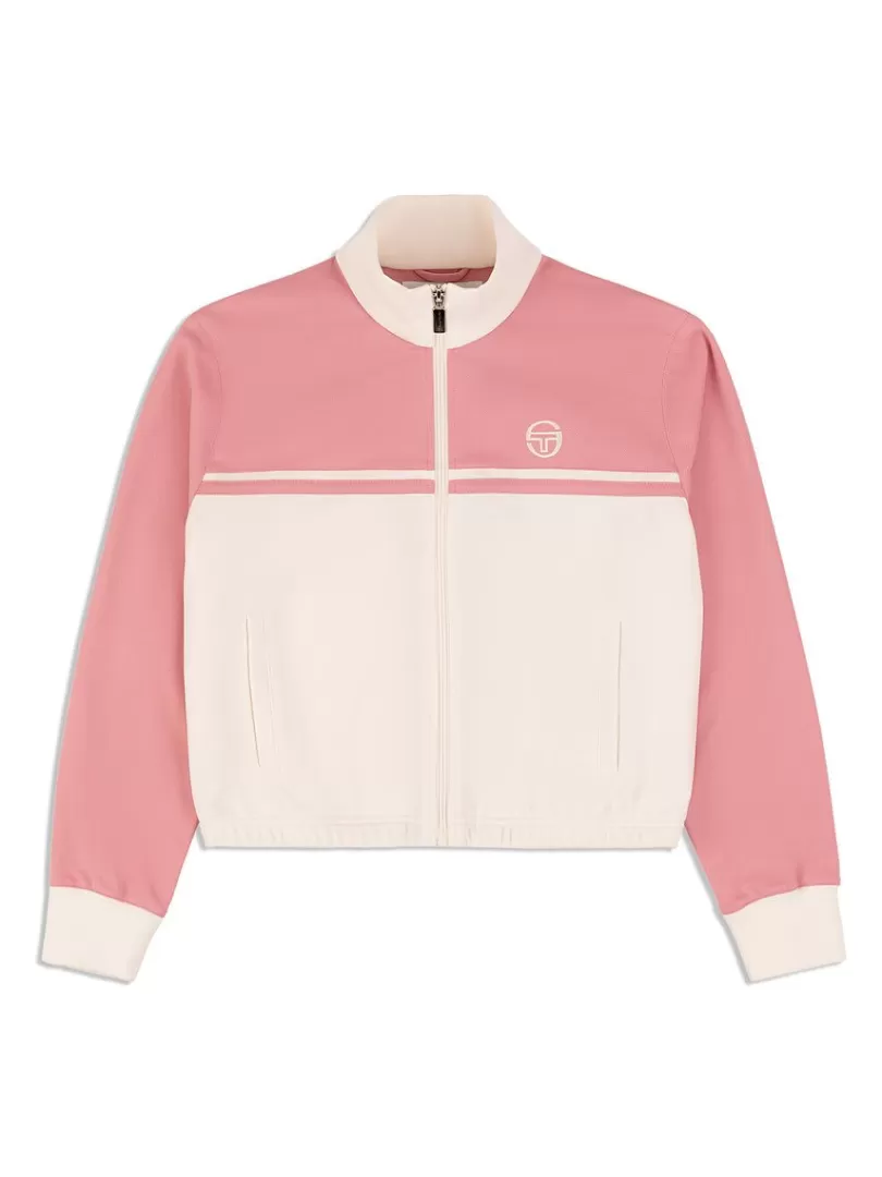 Sergio Tacchini For The Court>Vasto Track Jacket- Wild Rose