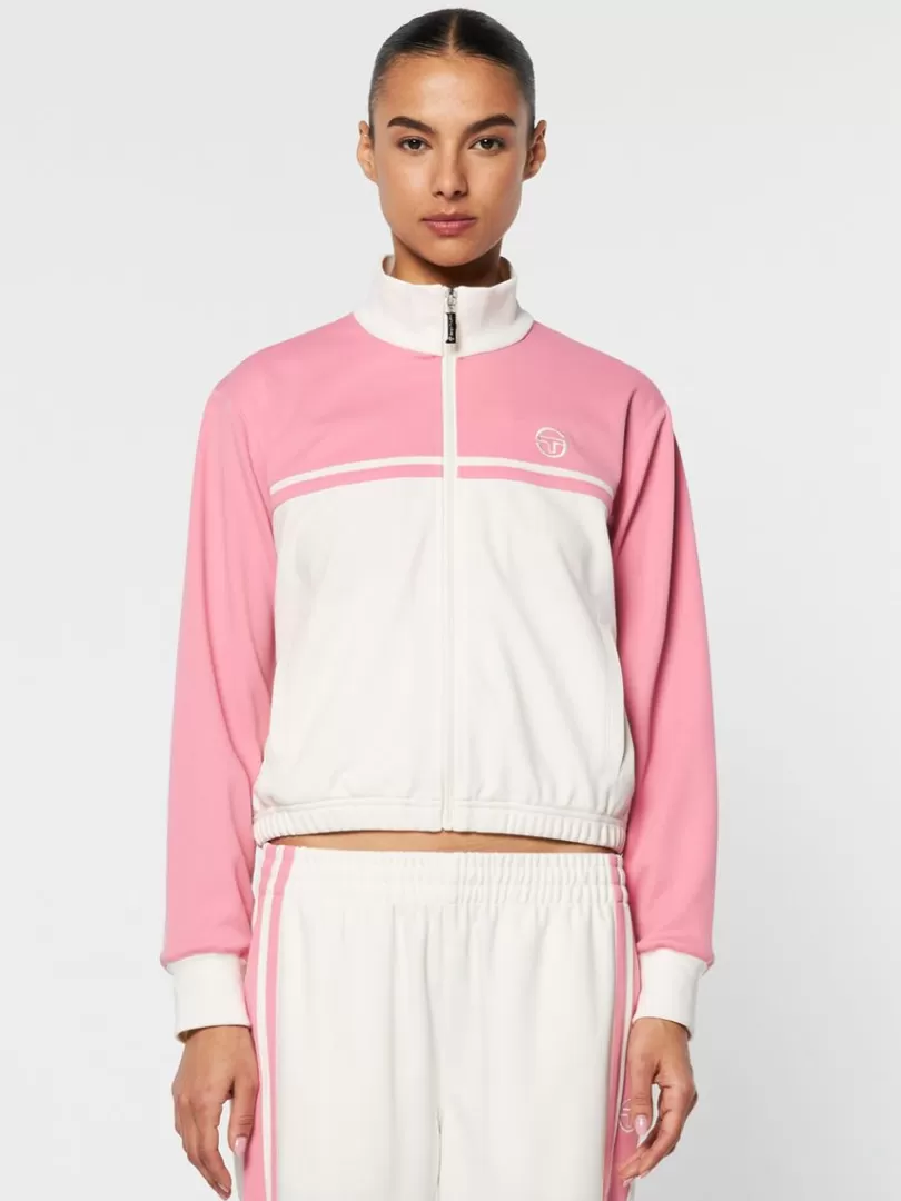 Sergio Tacchini For The Court>Vasto Track Jacket- Wild Rose