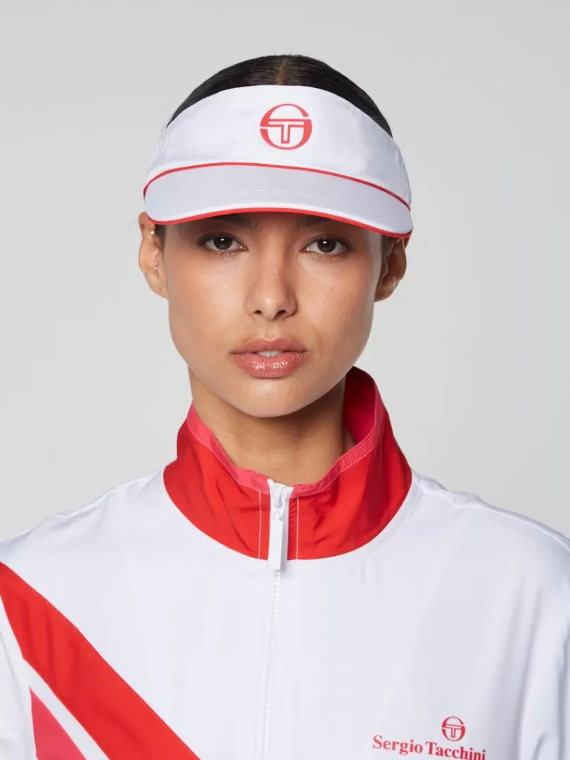 Sergio Tacchini View All>Vigentino Tennis Visor- Adrenaline Rush