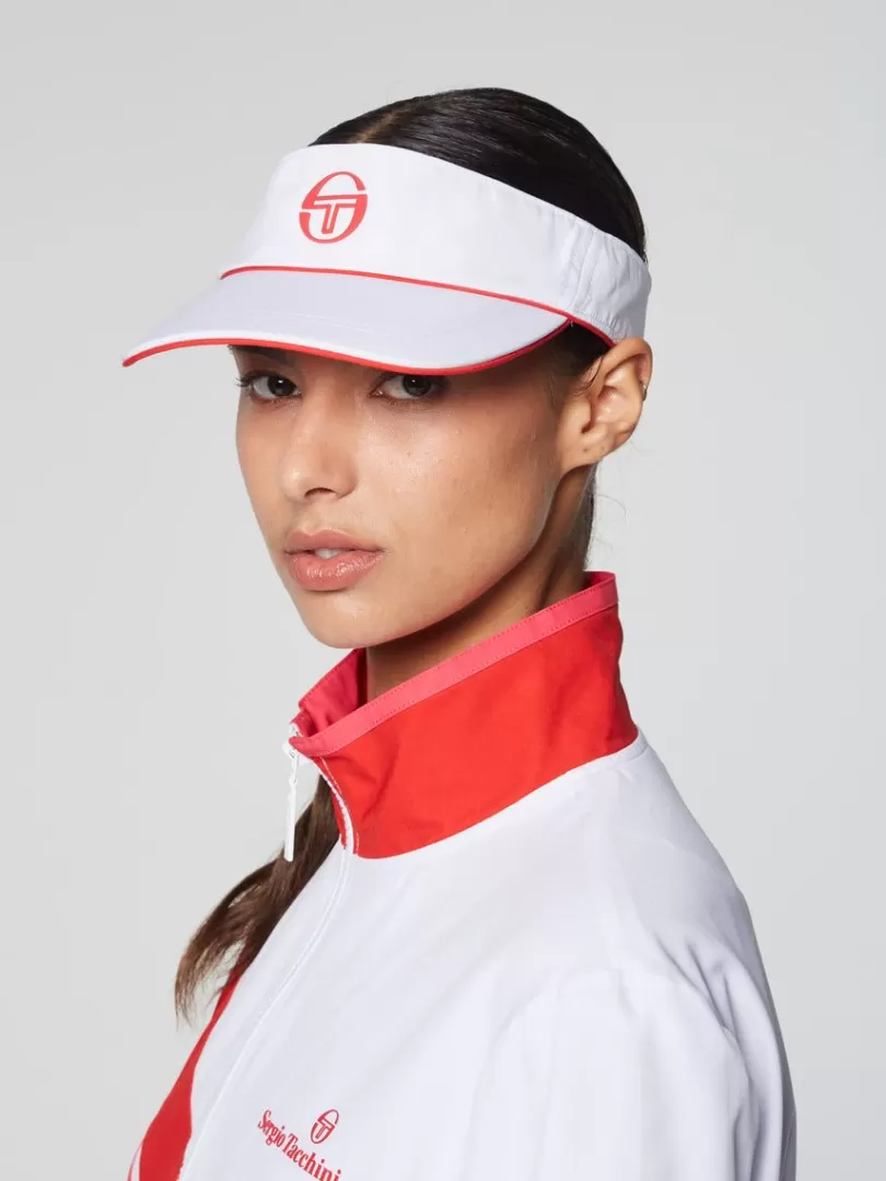 Sergio Tacchini View All>Vigentino Tennis Visor- Adrenaline Rush