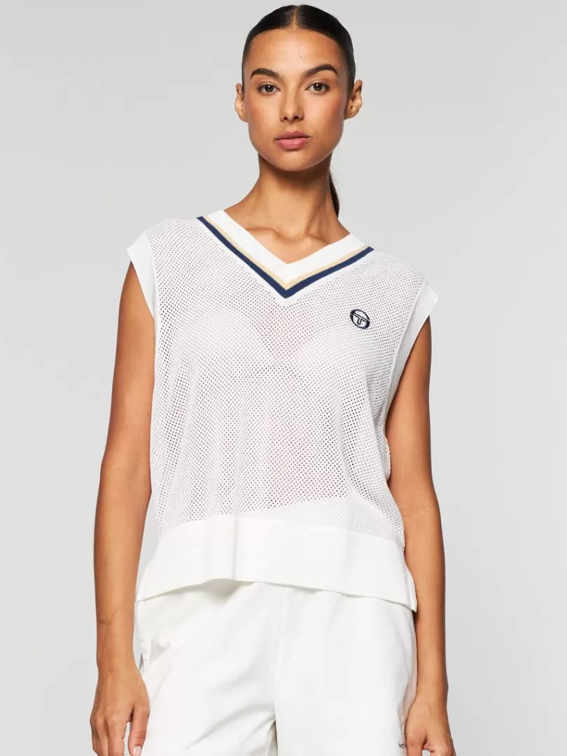 Sergio Tacchini View All>Women'S Damarindo Vest- Gardenia