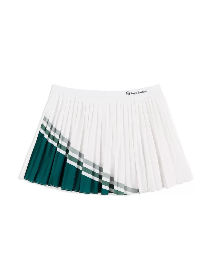 Sergio Tacchini For The Court>Women'S Monza Tennis Skort- Brilliant White