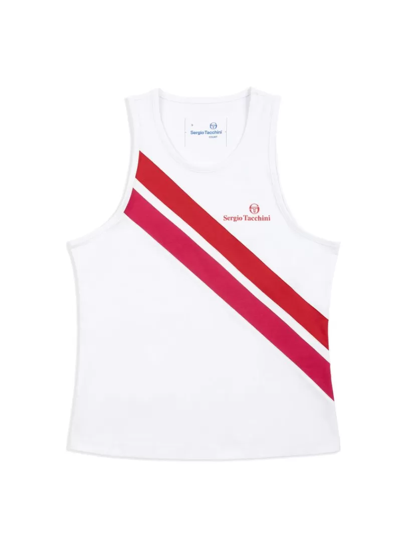 Sergio Tacchini Tops And Sports Bras>Women'S Ortica Tennis Tank- White