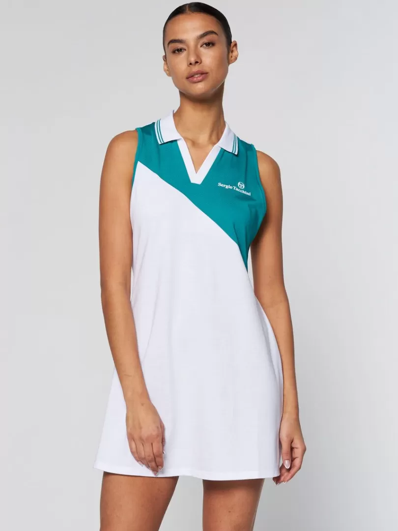 Sergio Tacchini Dresses>Women'S Vigentino Tennis Dress- White