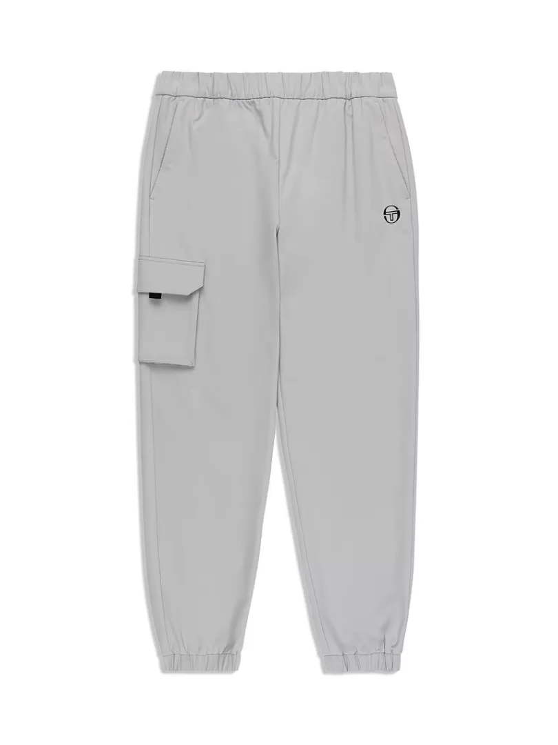 Sergio Tacchini Pants And Sweatpants>Woven Cargo Jogger Pants- Heather Grey