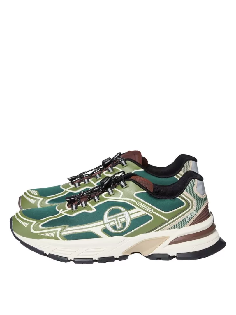 Sergio Tacchini View All>Y2K Trail Runner (Water-Resistant)- Botanical Garden/ Tofu/ Loden Green