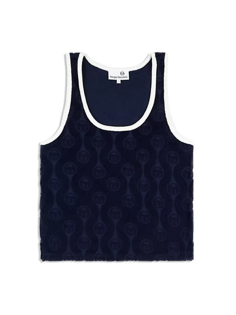 Sergio Tacchini Tops And Sports Bras>Zona Tank- Maritime Blue