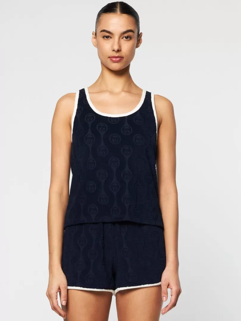 Sergio Tacchini For The Court>Zona Tank- Maritime Blue