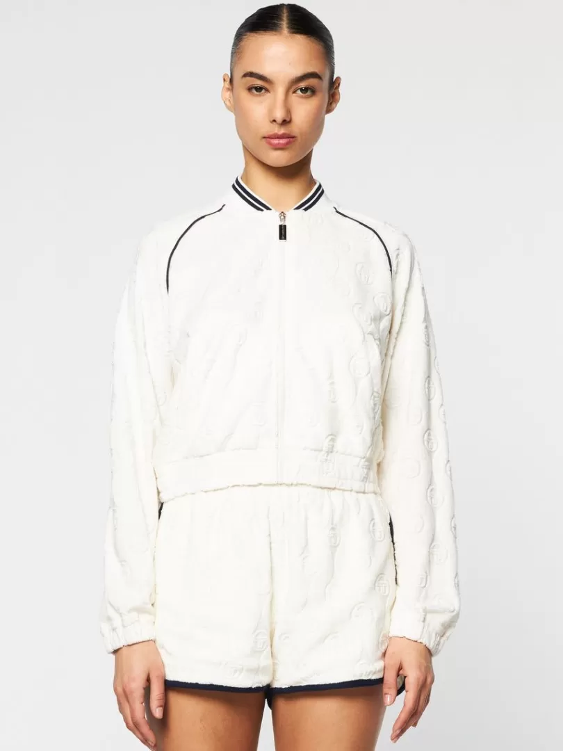 Sergio Tacchini For The Court>Zona Track Jacket- Gardenia