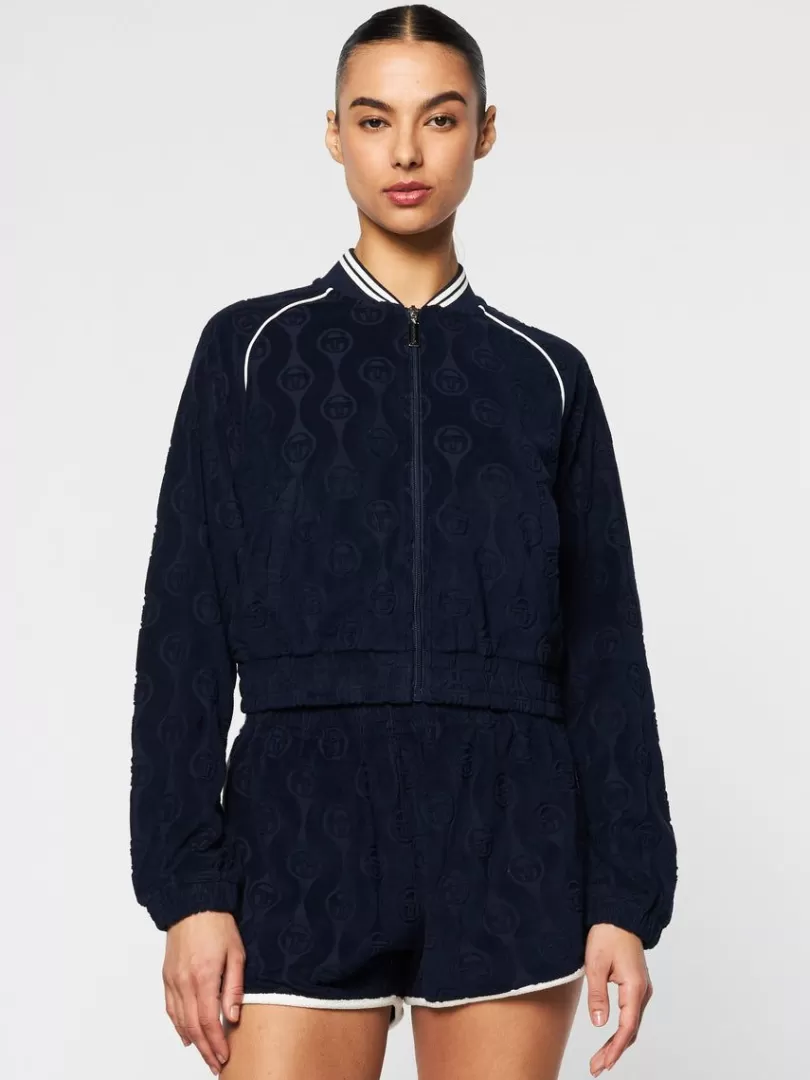 Sergio Tacchini For The Court>Zona Track Jacket- Maritime Blue